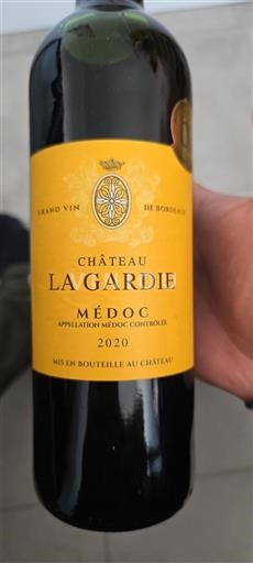 Bordeaux Médoc Château La Gardie 2020