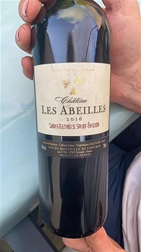 Bordéus Saint-Georges-Saint-Émilion Les Abeilles 2016