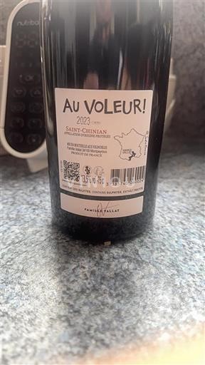 Vin Rouge sec Au Voleur! Famille Vallat 2023 France Languedoc Saint-Chinian AOC
