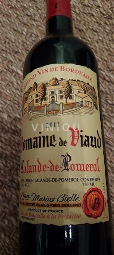 Bordeaux Lalande-de-pomerol Domaine Viaud 2011