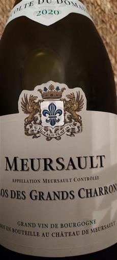 Borgogna Meursault Château Meursault Clos des Grands Charrons 2020