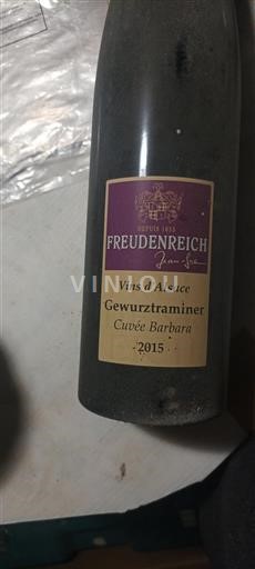 Elsass Gewürztraminer Freudenreich Barbara 2015