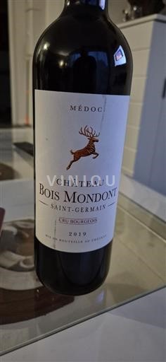 Bordeaux Médoc Cru Bourgeois Château Bois Mondont 2019