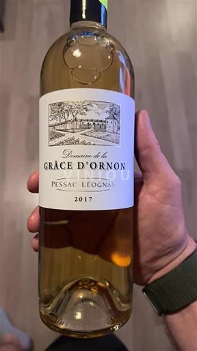 Bordeaux Pessac-Léognan Domaine La Grâce Ornon 2017