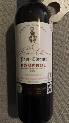 Bordeaux Pomerol Pont-Cloquet La Rose du Château 2020