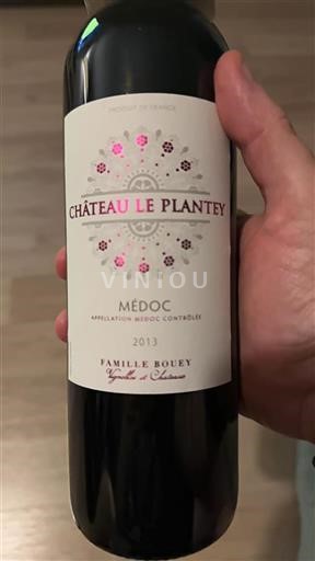 Bordeaux Médoc Château Le Plantey 2013