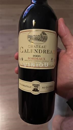 Bordeaux Château Calendreau 2006