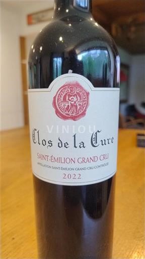 Bordéus Saint-Émilion Grand Cru Clos de la Cure 2022