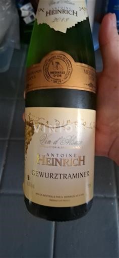Elzas Grand Cru Antoine Heinrich Gewurztraminer 2018