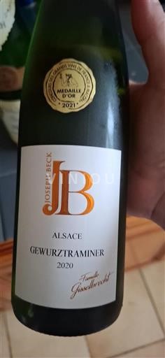 Elsass Nicht spezifiziert Grand Cru Joseph Beck 2020