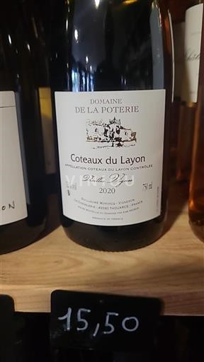Loirevallei Coteaux du Layon Domaine La Poterie Vieilles Vignes 2020