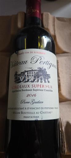 Bordeaux Bordeaux Supérieur Château Pertignas 2016