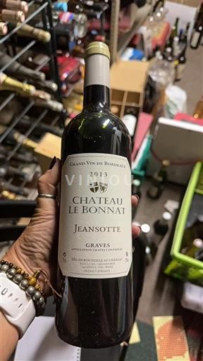 Bordeaux Graves Château Le Bonnat Jeansotte 2013