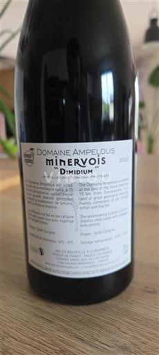 Languedoc Minervois Domaine Ampelous Dimidium 2020