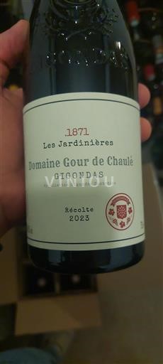 Rhônen laakso Gigondas Domaine Gour de Chaulé Les Jardinières 2023