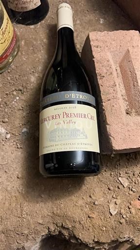 Bourgogne Mercurey Premier Cru Etroyes Les Velley 2018
