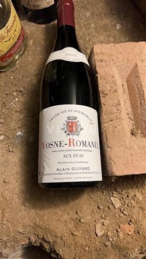Burgundsko Vosne-romanée Alain Guyard Aux Réas 2018