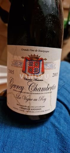 Bourgondië Gevrey-Chambertin Charles Antonin La Vigne au Roy 2005
