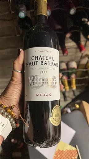 Bordeaux Médoc Cru Bourgeois Haut Barrail 2015