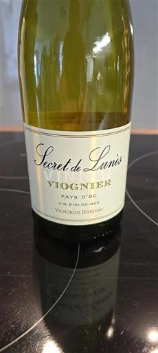 Languedoc a Roussillon Pays d'Oc Vignobles Jeanjean Secret de Lunès 2024
