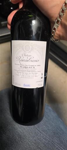 Bordeaux Margaux Grand Cru Château Rauzan-Gassies 2026