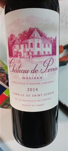 Südwestfrankreich Madiran Château Perron Isabelle de Saint-Sernin 2014
