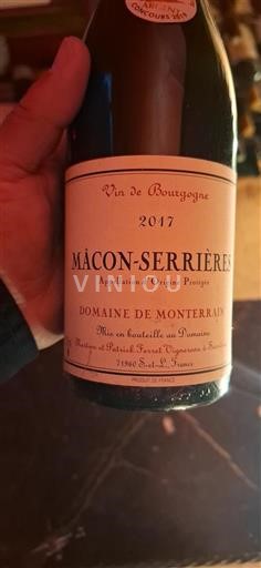 Burgundy Mâcon and Mâcon-Villages Domaine Monterrain 2017