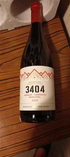 Aragonie Somontano Bodega Pirineos 3404 2023