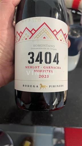 Aragon Somontano Bodega Pirineos 3404 2023