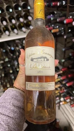 Bordeaux Sauternes Château Commarque 2005