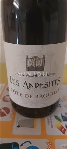 Beaujolais Côte-de-brouilly Les Andesites 2021