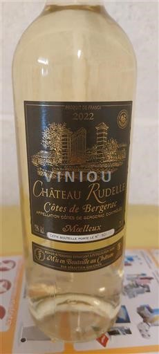 Sud-Ouest Côtes-de-bergerac Château Rudelle Moelleux 2022