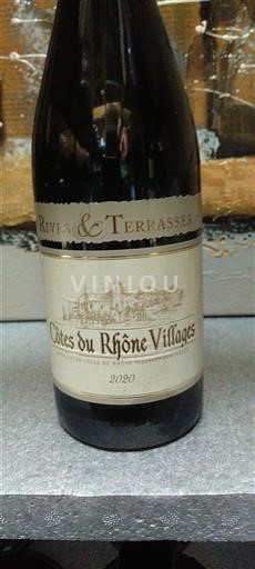 Vallée du Rhône Côtes-du-rhône-villages Rives & Terrasses 2020