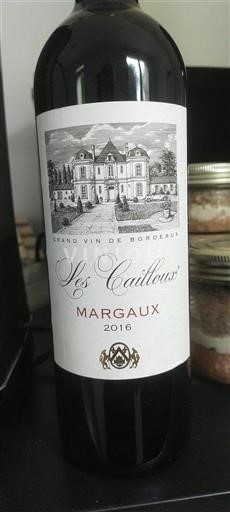 Bordeaux Margaux Les Cailloux 2016