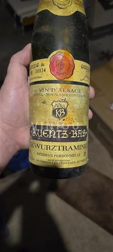 Alsasko Grand Cru Kuentz-Bas Réserve Personnelle Neročník