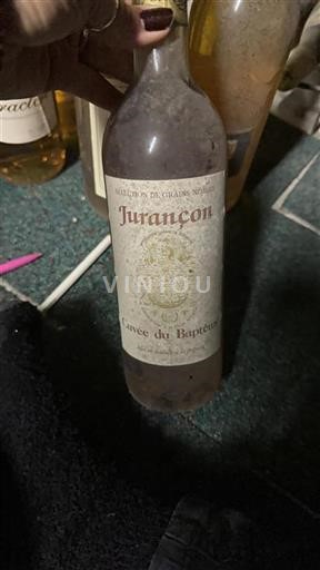 Vin Blanc moelleux Cuvée du Baptême Non millésimé France Sud-Ouest Jurançon Sélection de Grains Nobles