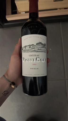 Bordeaux Pauillac Grand Cru Pontet-Canet 2012