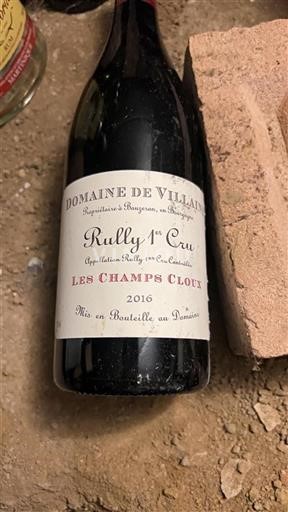 Bourgogne Rully Premier Cru Domaine Villaine Les Champs Cloux 2016