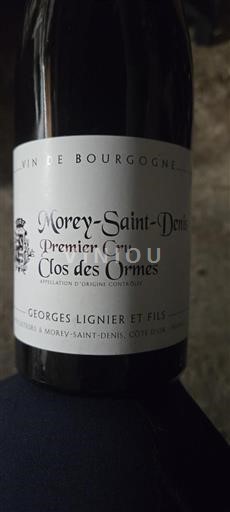 Bourgogne Morey-saint-denis Premier Cru Georges Lignier et Fils Clos des Ormes 2011