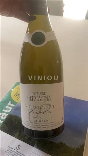 Bourgogne Vougeot Premier Cru Domaine Bertagna Les Cras 2022