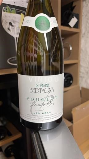 Bourgogne Vougeot Premier Cru Domaine Bertagna Les Cras 2022