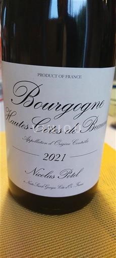 Burgundy Hautes-Côtes de Beaune Nicolas Potel 2021