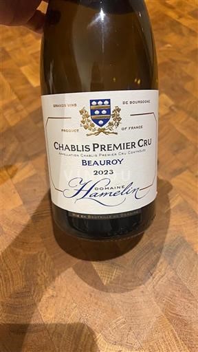 Bourgondië Chablis Premier Cru Domaine Hamelin Beauroy 2023