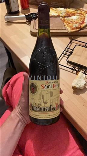 Údolí Rhôny Châteauneuf-du-Pape Domaine Saint Préfert 1993