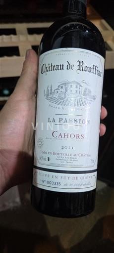 Jihozápad Cahors Château Rouffiac La Passion 2011