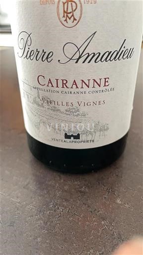Rhône Valley Cairanne Pierre Amadieu Vieilles Vignes 2023