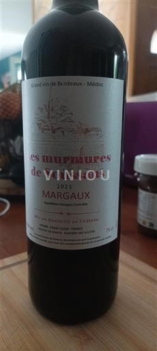 Bordeaux Margaux Les murmures de Soussans 2021