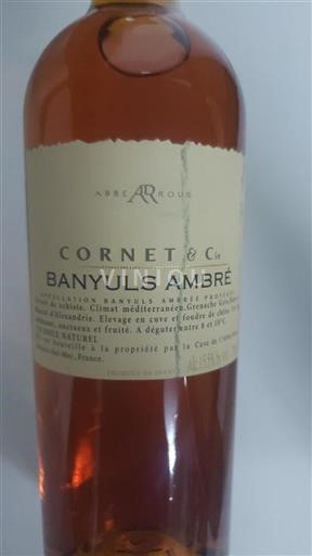 Vin Rouge sec Cornet & Cie Abbé Rous Non millésimé France Roussillon Banyuls