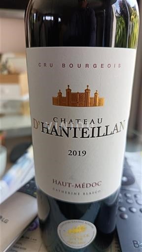 Bordeaux Haut-Médoc Cru Bourgeois Château Hanteillan 2019