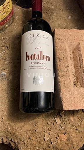 Vin Rouge sec Fontalloro Fèlsina 2016 Italie Toscane DOC